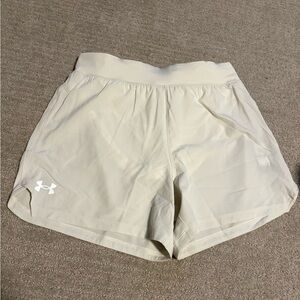 Under Armour Athletic Cream Shorts